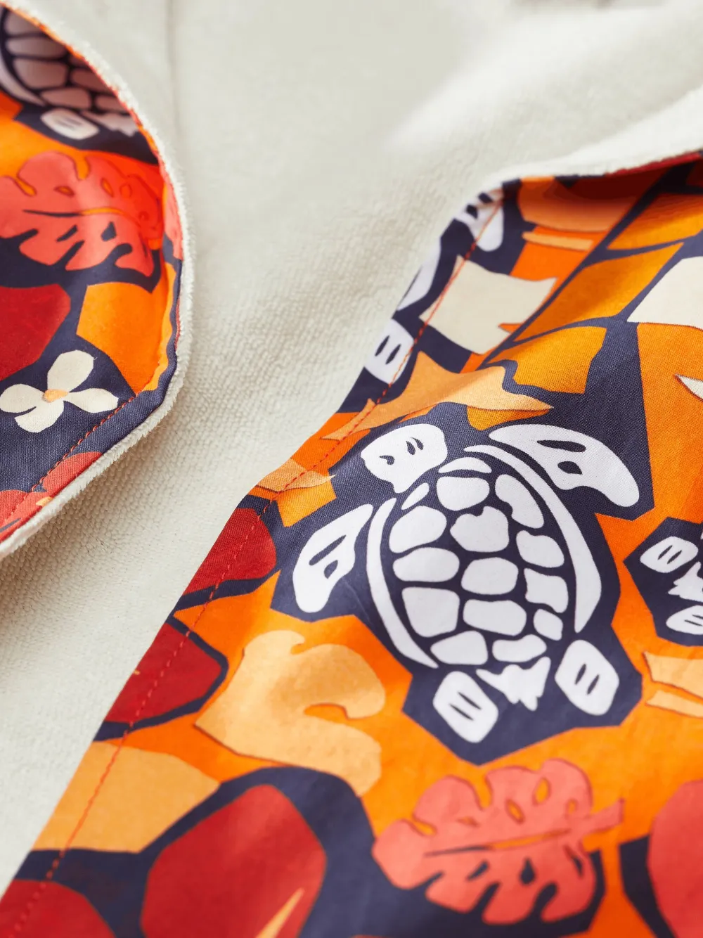 Vilebrequin Kids Monoi Turtles katoenen shirt Oranje