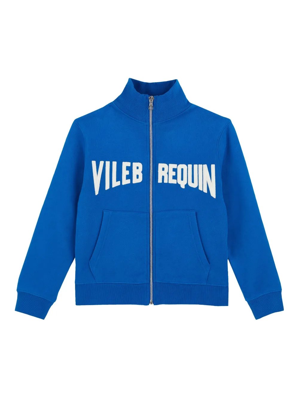 Vilebrequin Kids embroidered-logo zip-up sweatshirt - Blue