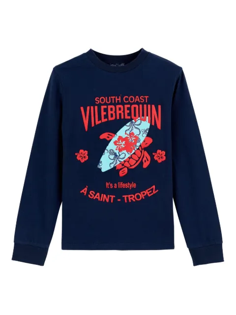 Vilebrequin Kids organic-cotton logo-print T-shirt 