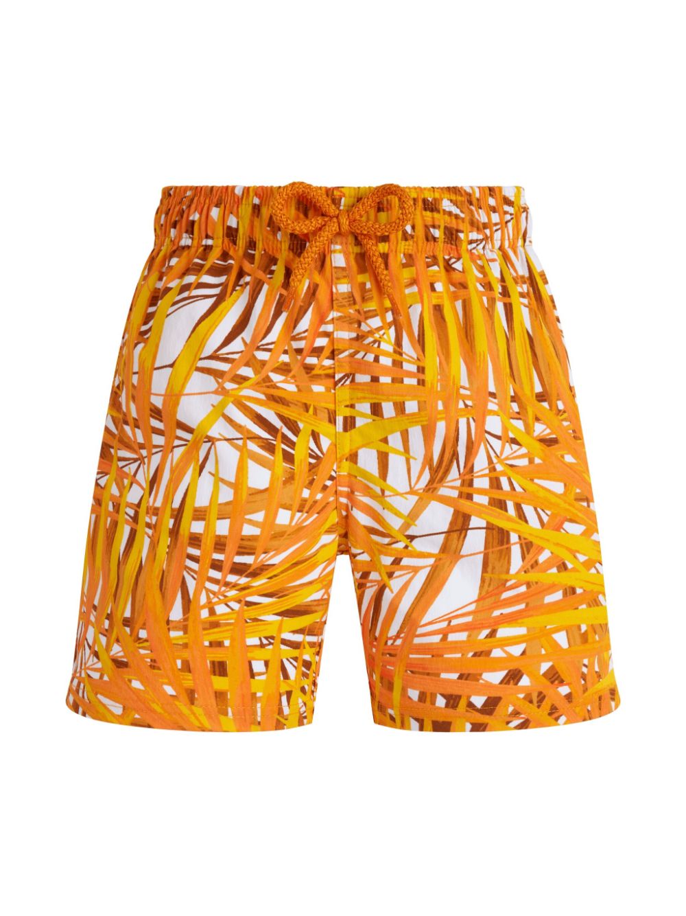 Vilebrequin Kids Palm Leaves swim shorts - Orange