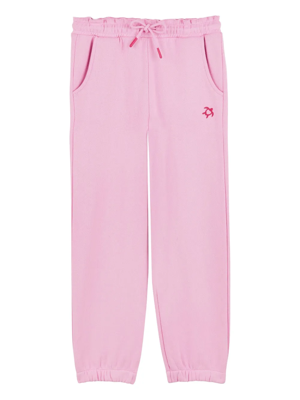 Vilebrequin Kids logo-embroidered trousers | Pink | Image 1
