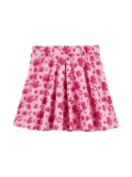 Vilebrequin Kids Turtles Heart cotton skirt - Pink