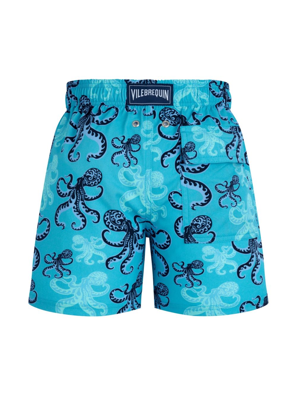 Vilebrequin Kids Poulpes Stretch swim shorts - Blauw