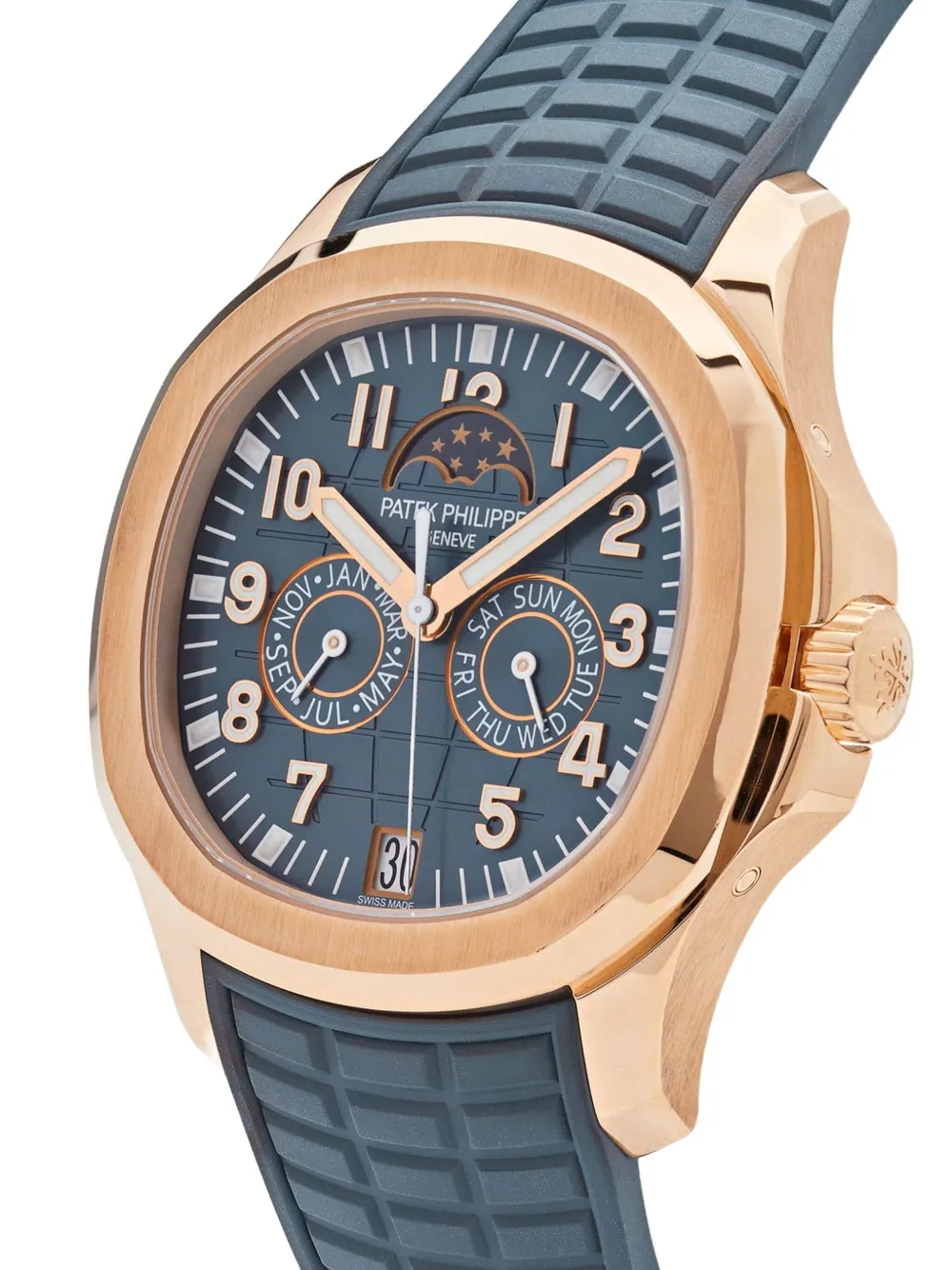 Patek Philippe Pre-Owned 2024 pre-owned Aquanaut Luce 39 mm horloge - Blauw