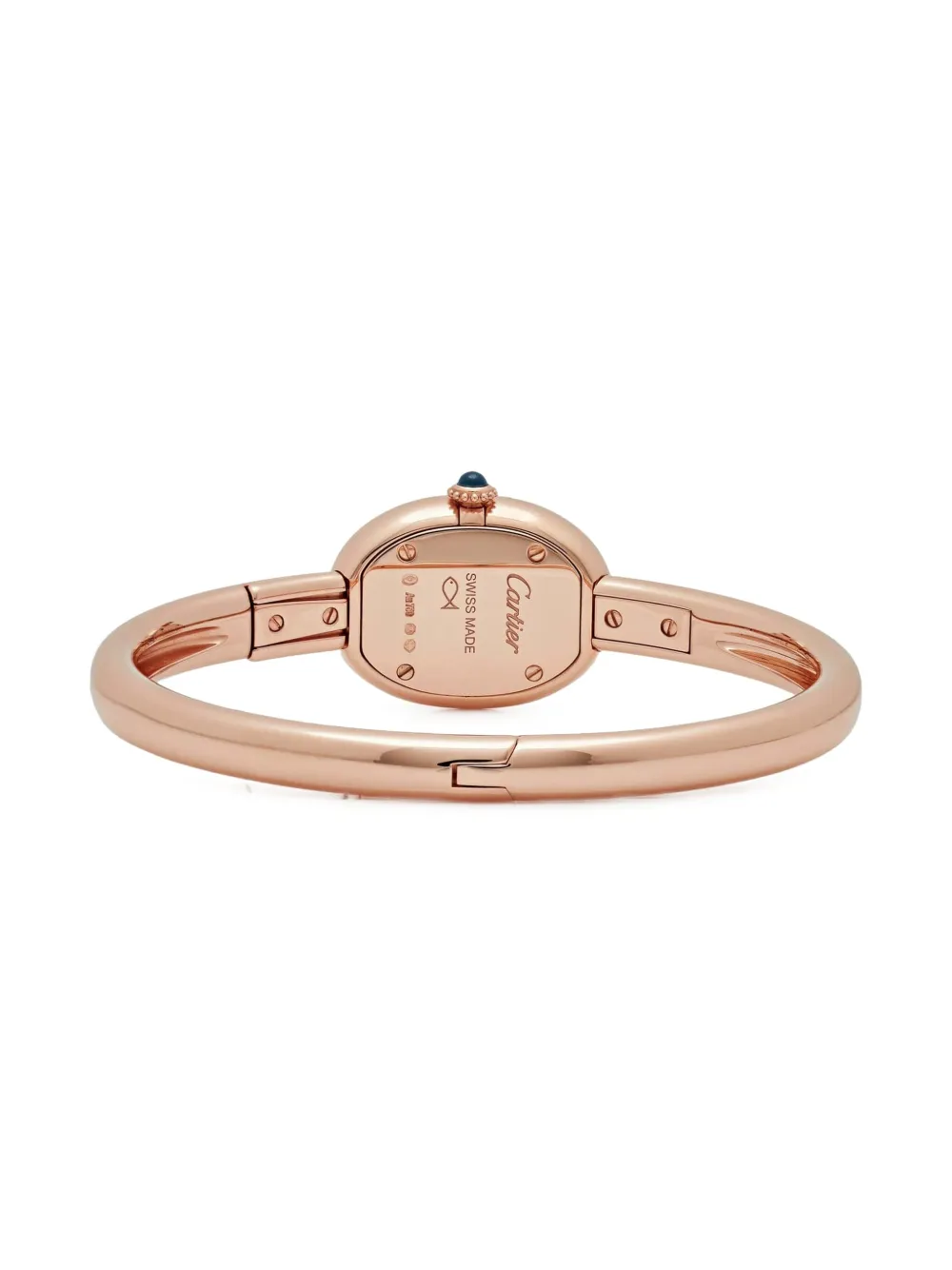 Pre-owned Cartier 2024  Mini Baignoire 18mm In 白色