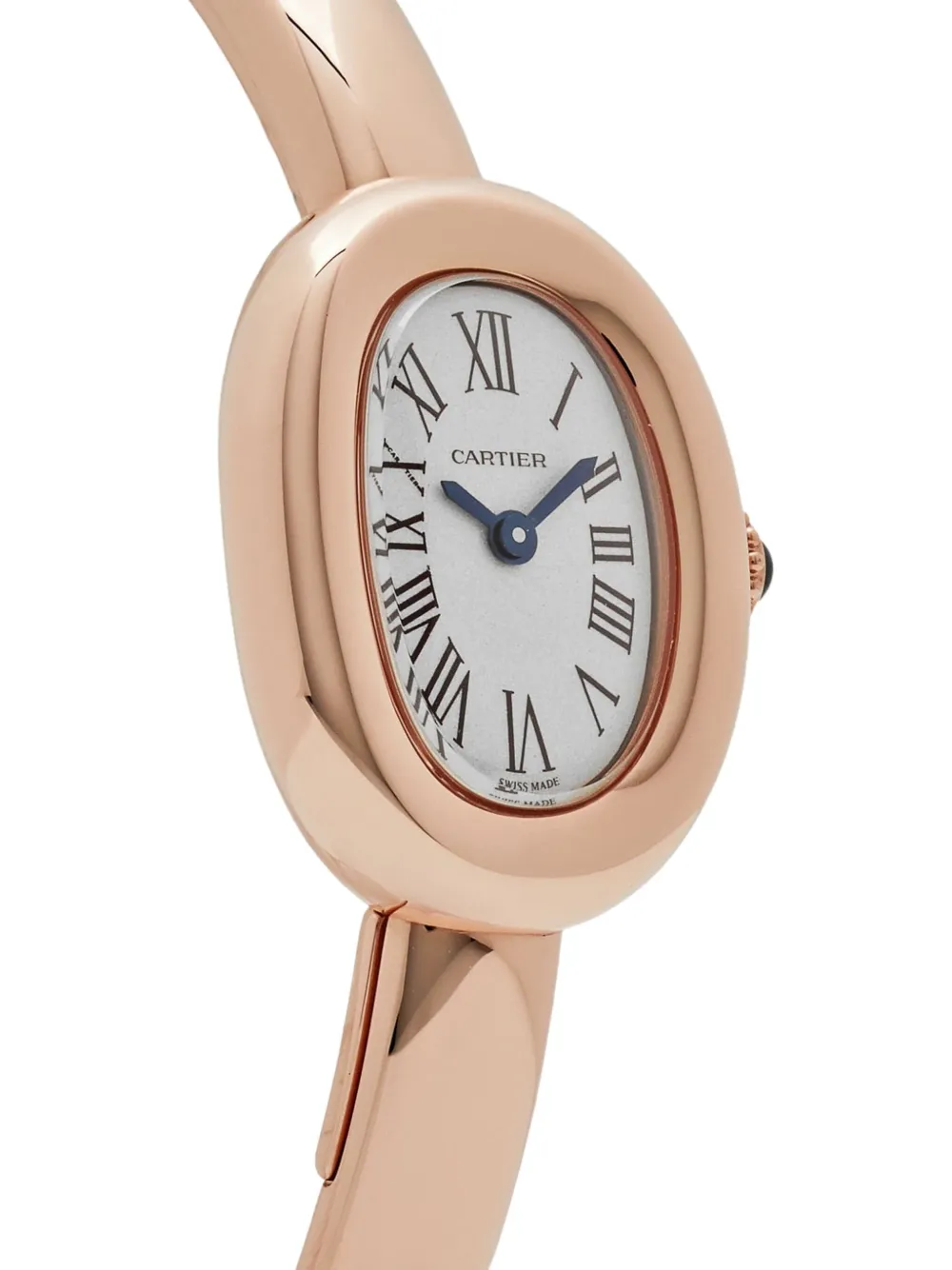 Pre-owned Cartier 2024  Mini Baignoire 18mm In 白色