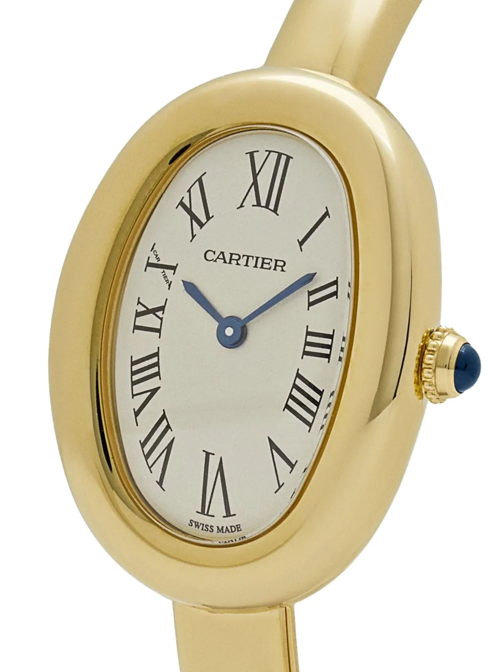 Cartier 2024 pre-owned Baignoire 31 mm horloge - Wit