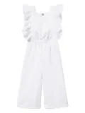 TWINSET Kids ruffled elastic-waist jumpsuit - White