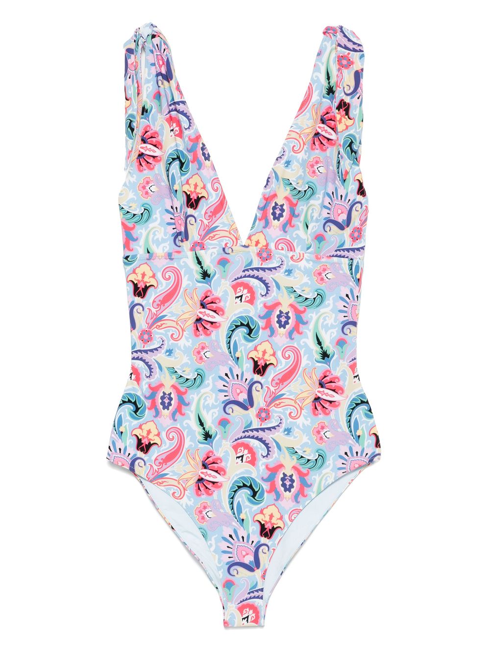 paisley-print swimsuit