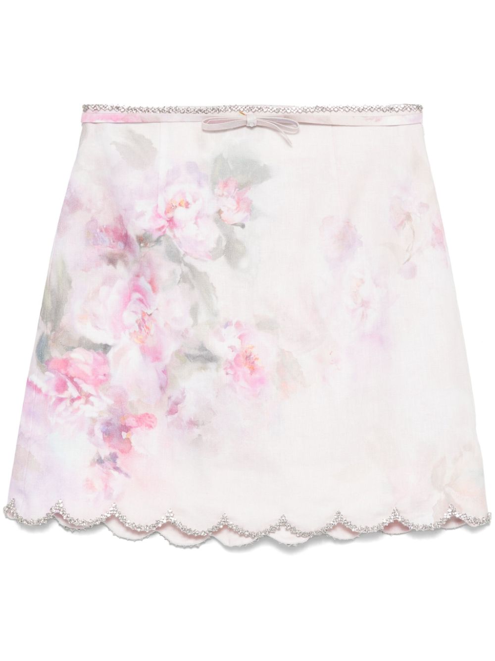 Crush mini skirt