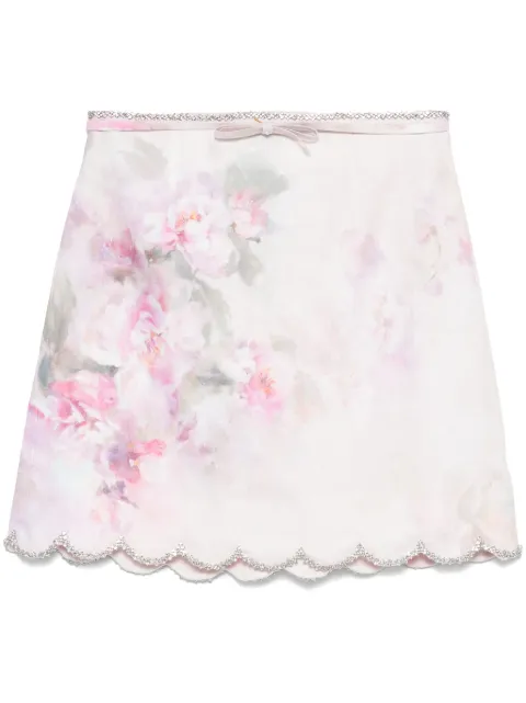 ZIMMERMANN Crush mini skirt