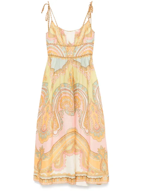 ZIMMERMANN vestido midi Maxine