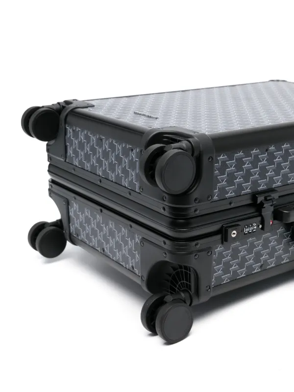 Karl Lagerfeld logo-print Luggage | Blue | FARFETCH