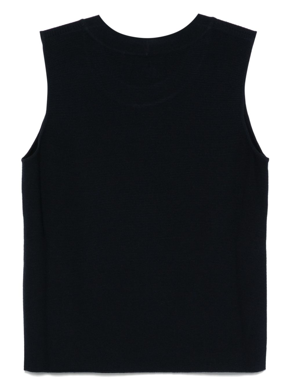 Giorgio Armani ribbed tank top - Blauw