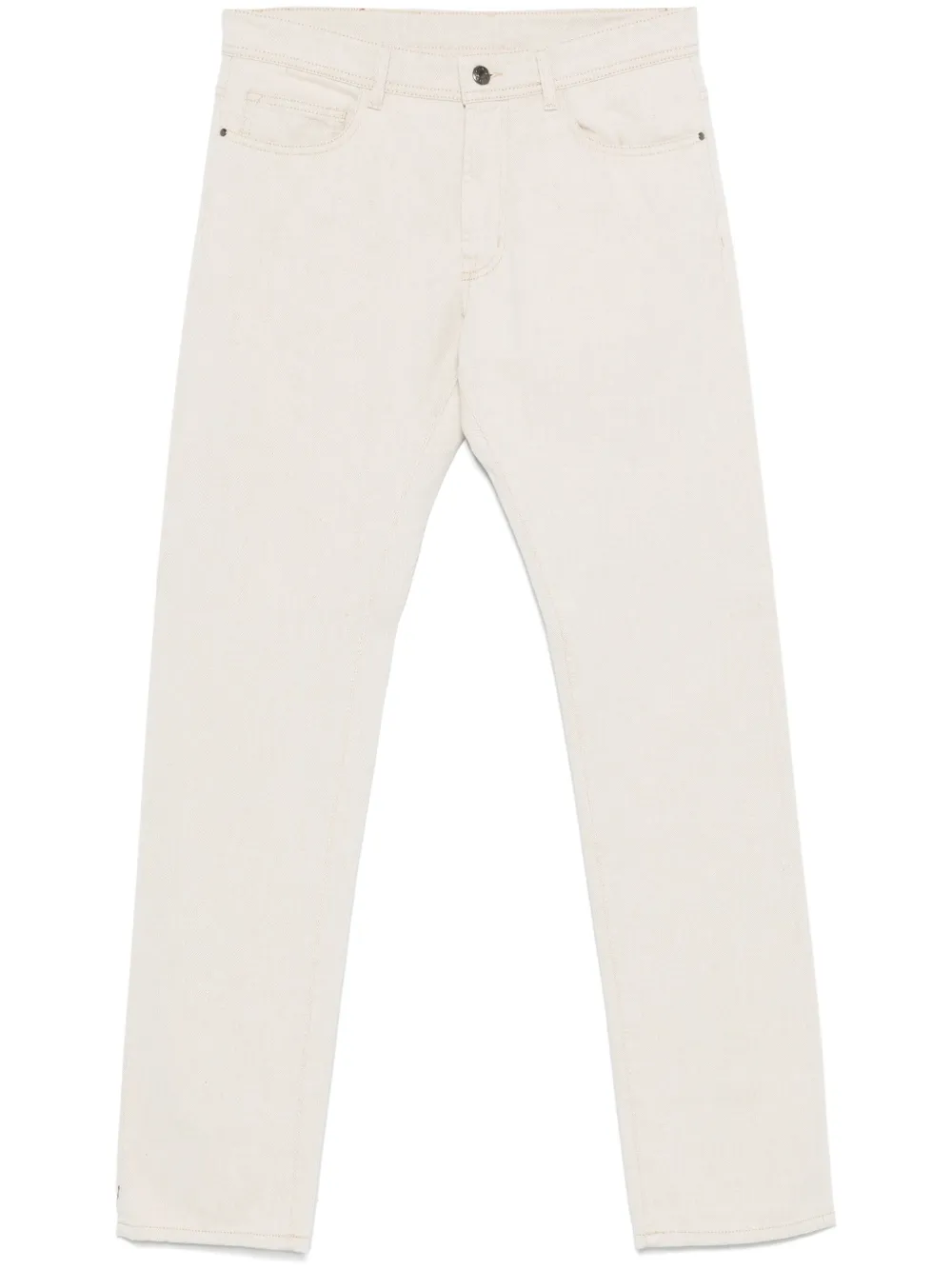 Canali Straight jeans Beige