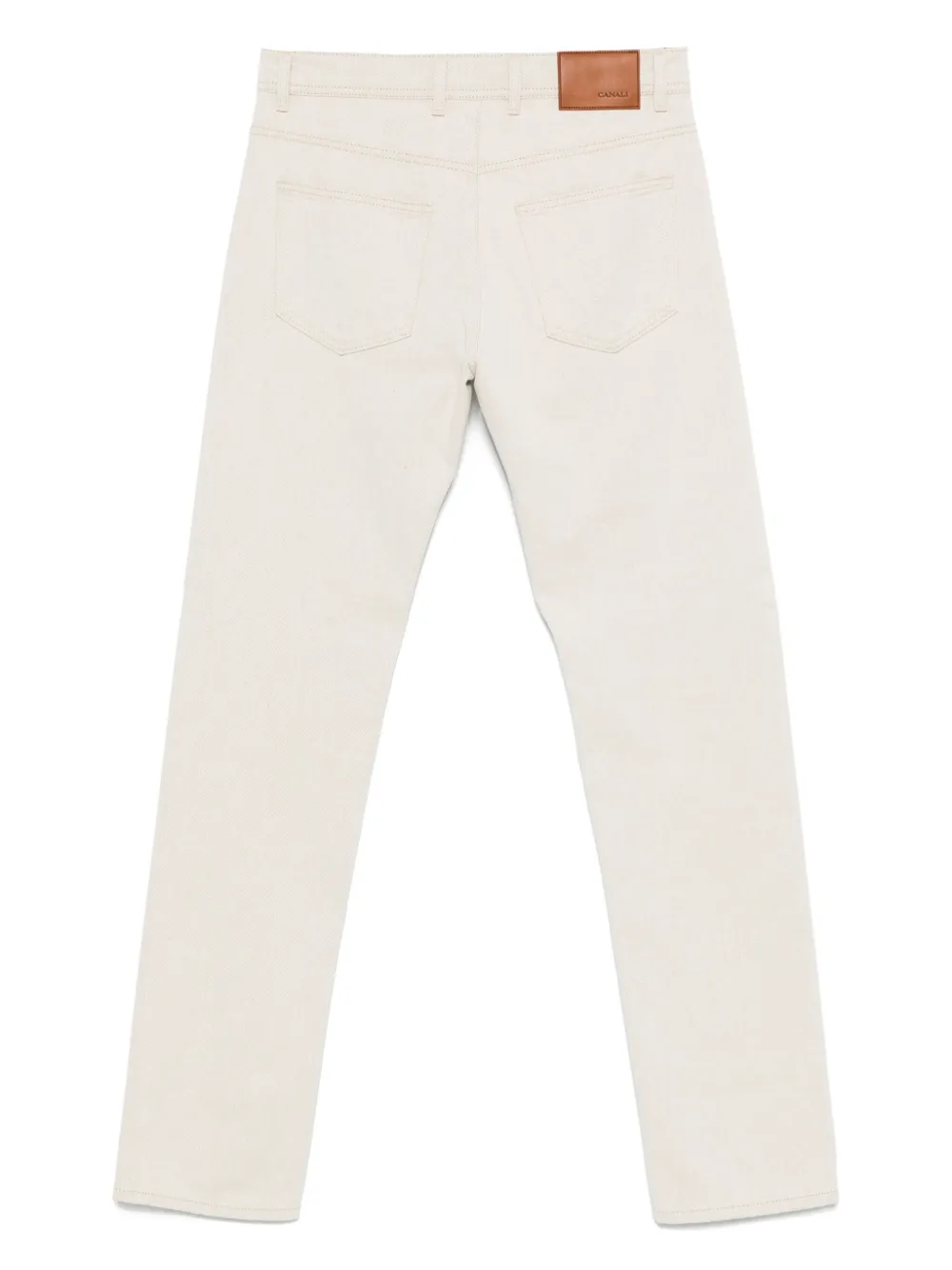 Canali Straight jeans Beige