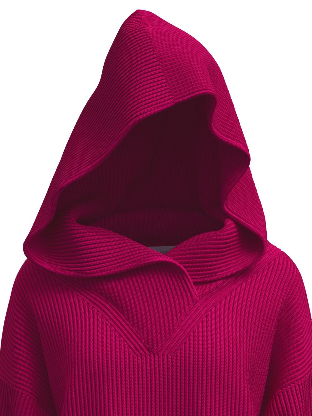 Margherita MACCAPANI knitted hooded jumper - Roze