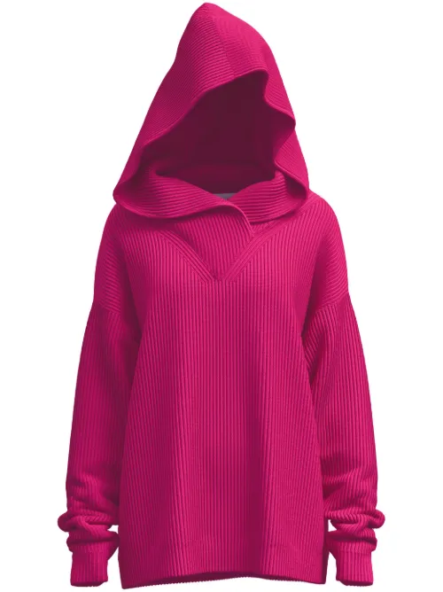 Pull en maille à capuche - Maccapani - Modalova