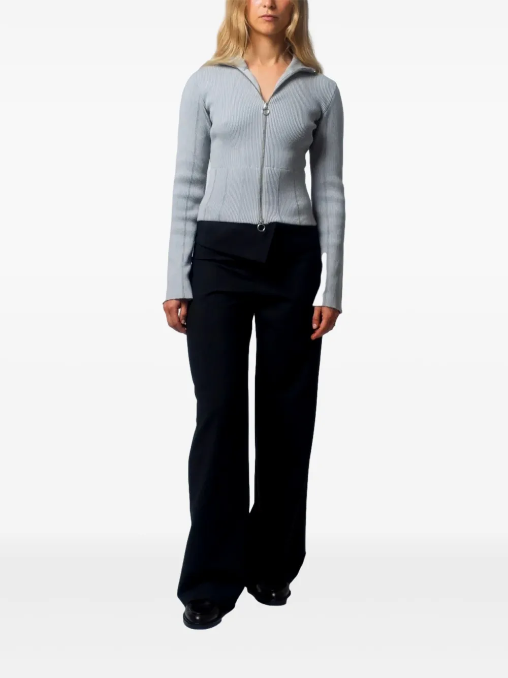 Kerne.Milk Shine cardigan - Grijs