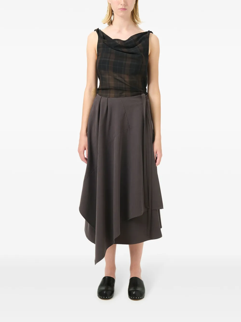 OUR LEGACY Spinnaker midi skirt - Bruin