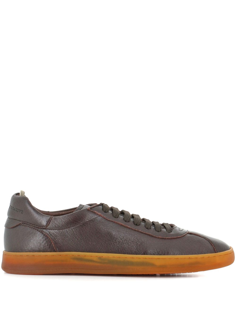 Officine Creative logo-debossed sneakers Brown