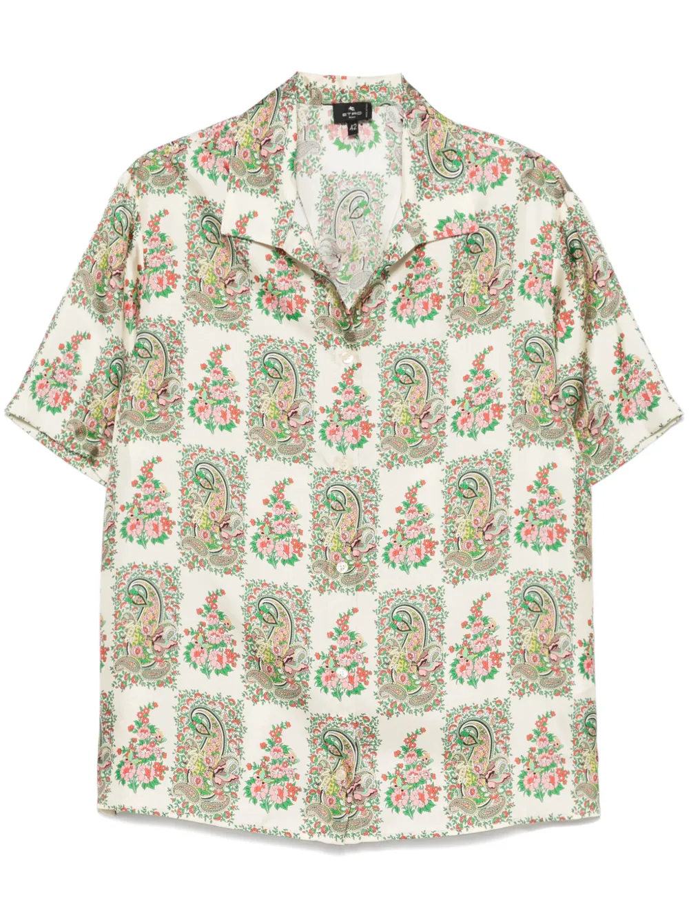 ETRO blouse met bloemenprint Beige