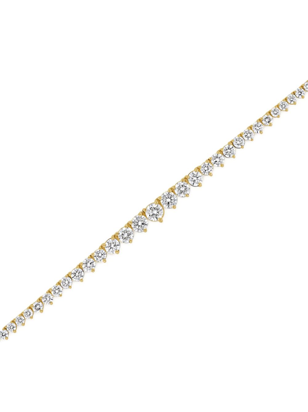 Jewels Aficionado 18K yellow gold Rivière diamond necklace