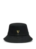 AMI Paris Bob Rivet Ami De Coeur bucket hat - Black