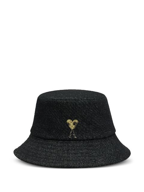 AMI Paris Bob Rivet Ami De Coeur bucket hat