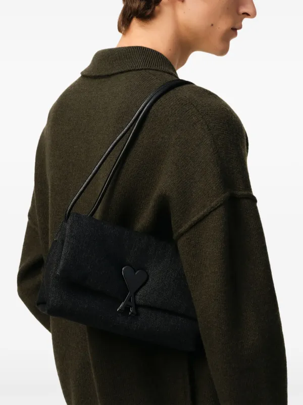 AMI Paris Voulez-Vous ショルダーバッグ | ブラック | FARFETCH JP