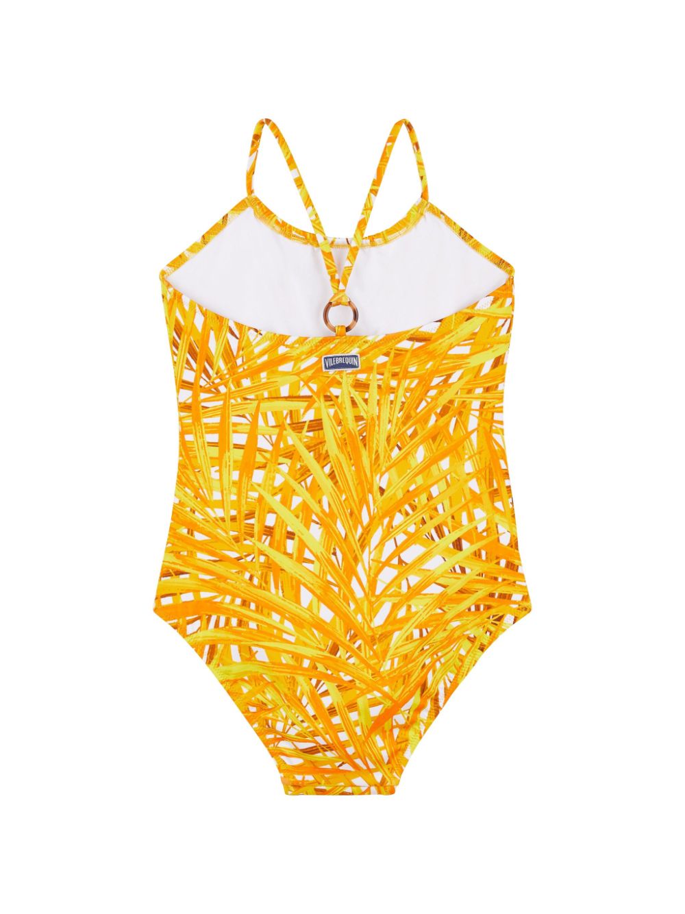 Vilebrequin Kids floral-print swimsuit - Oranje