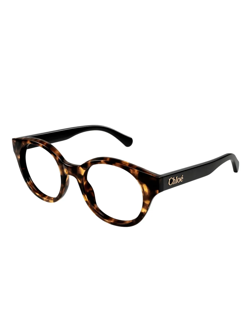Chloé Eyewear Bril met rond montuur 002 HAVANA