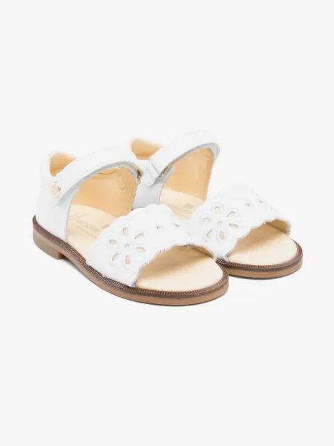 ANDANINES scalloped sandals 