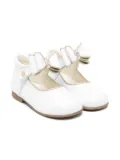 ANDANINES bow-detail ballet flats - White