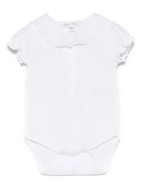 Tartine Et Chocolat romper con cuello bordado