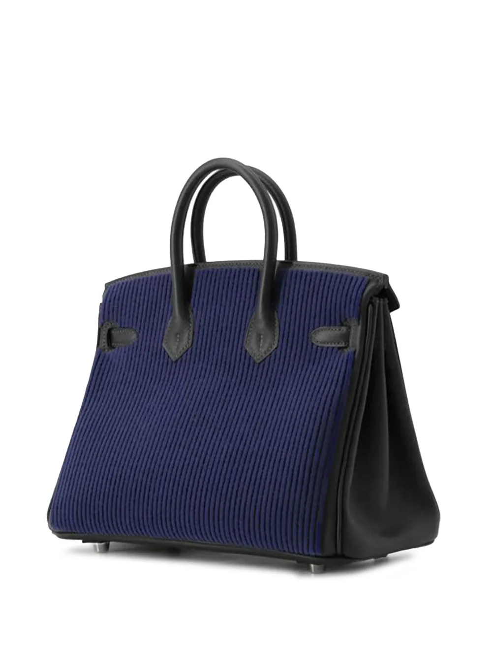 Hermès Pre-Owned 2023 Swift and Cote-a-Cote Tuffetage Birkin Retourne 25 handbag - Blauw