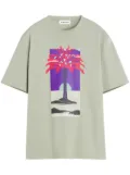 Lanvin graphic-print T-shirt - Green