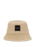 Lanvin raffia bucket hat - Neutrals