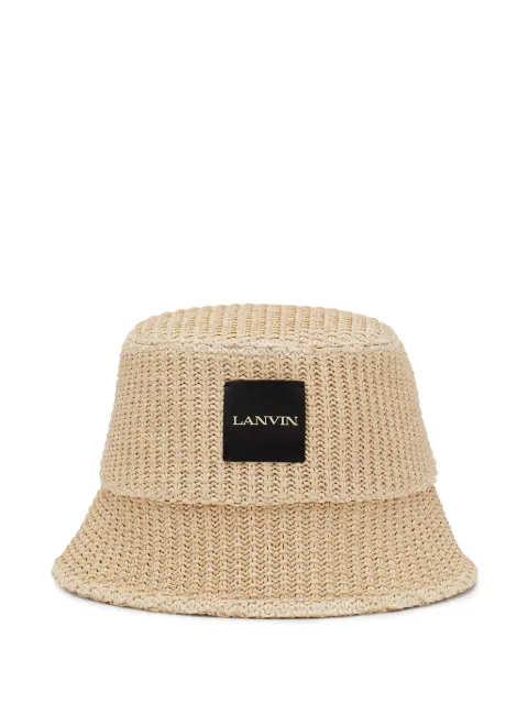 Lanvin raffia bucket hat