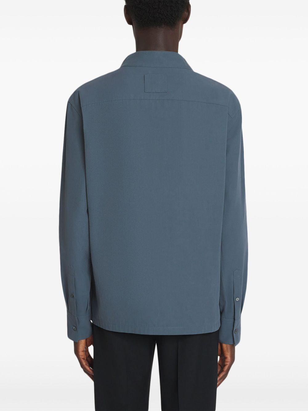 Lanvin tie-neck top Blauw