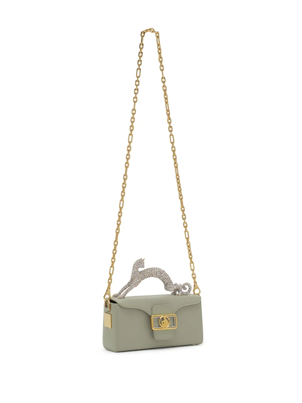 Lanvin 펜슬 캣 미니 백 | 그린 | FARFETCH KR