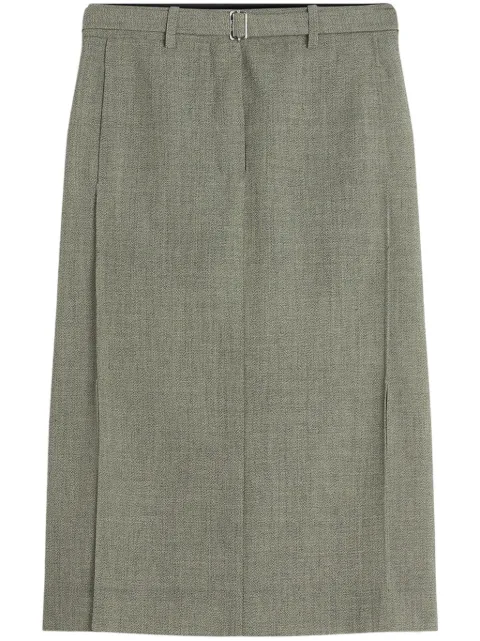 Lanvin belted midi skirt