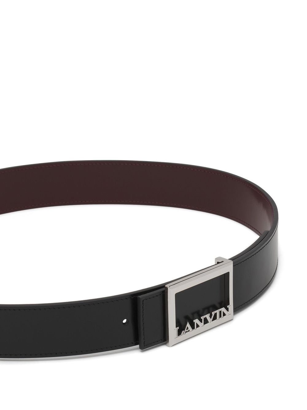 Lanvin Riem met logogesp - Zwart