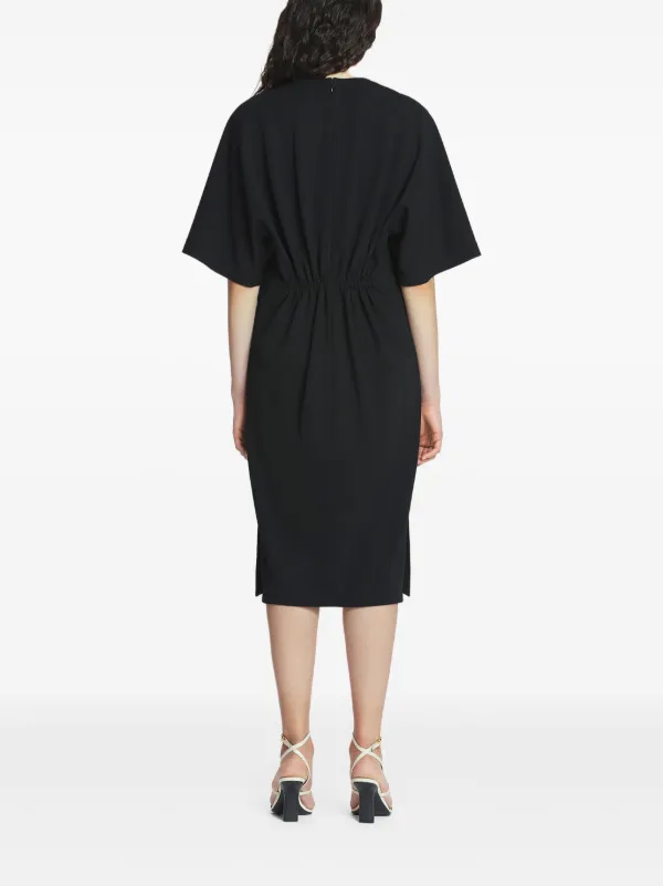 公式限定 福袋 - 公式通販オンラインショップ Lanvin ギャザー ドレス | ブラック | FARFETCH JP ワンピース