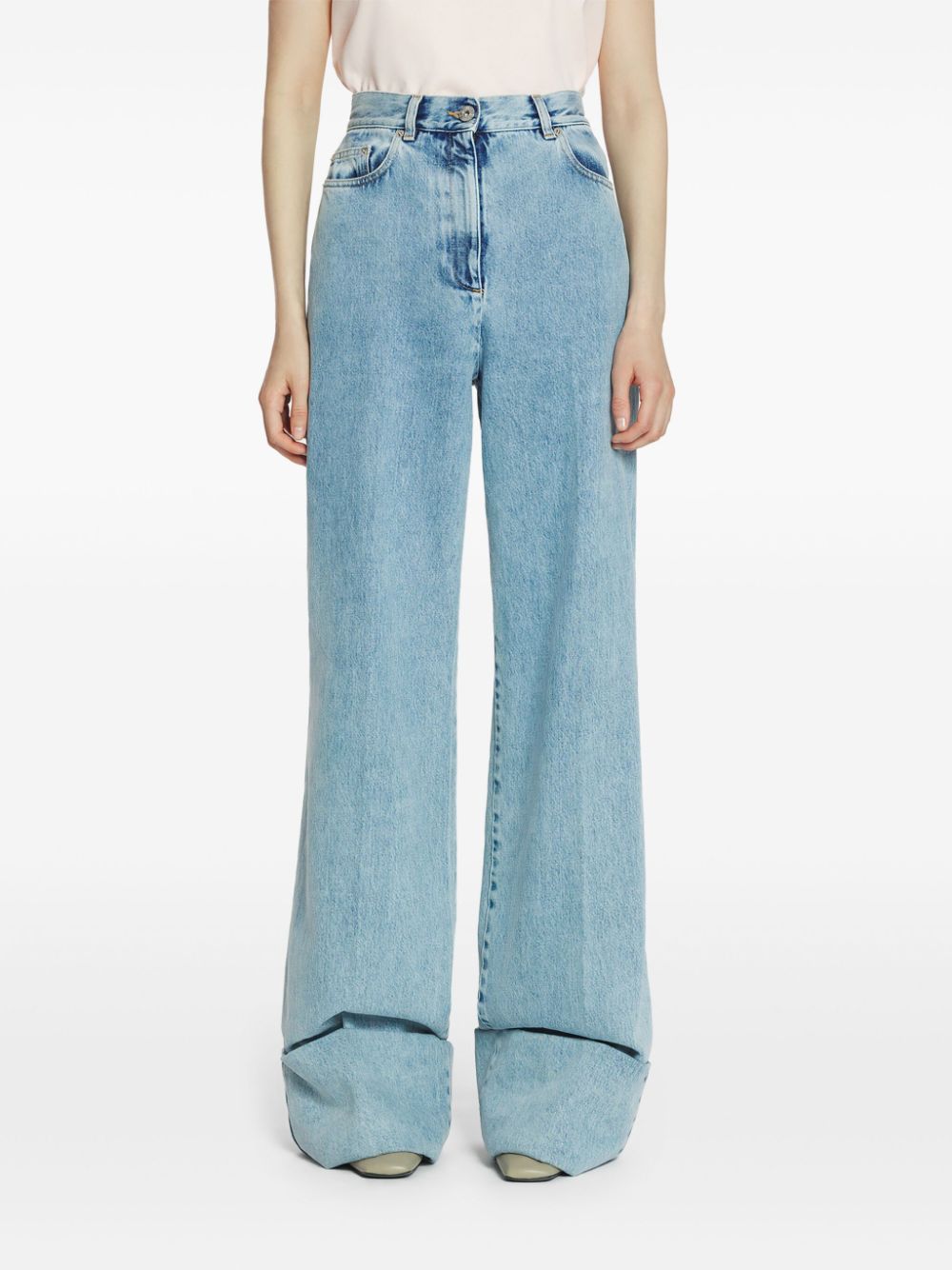 LANVIN WIDE-LEG JEANS 