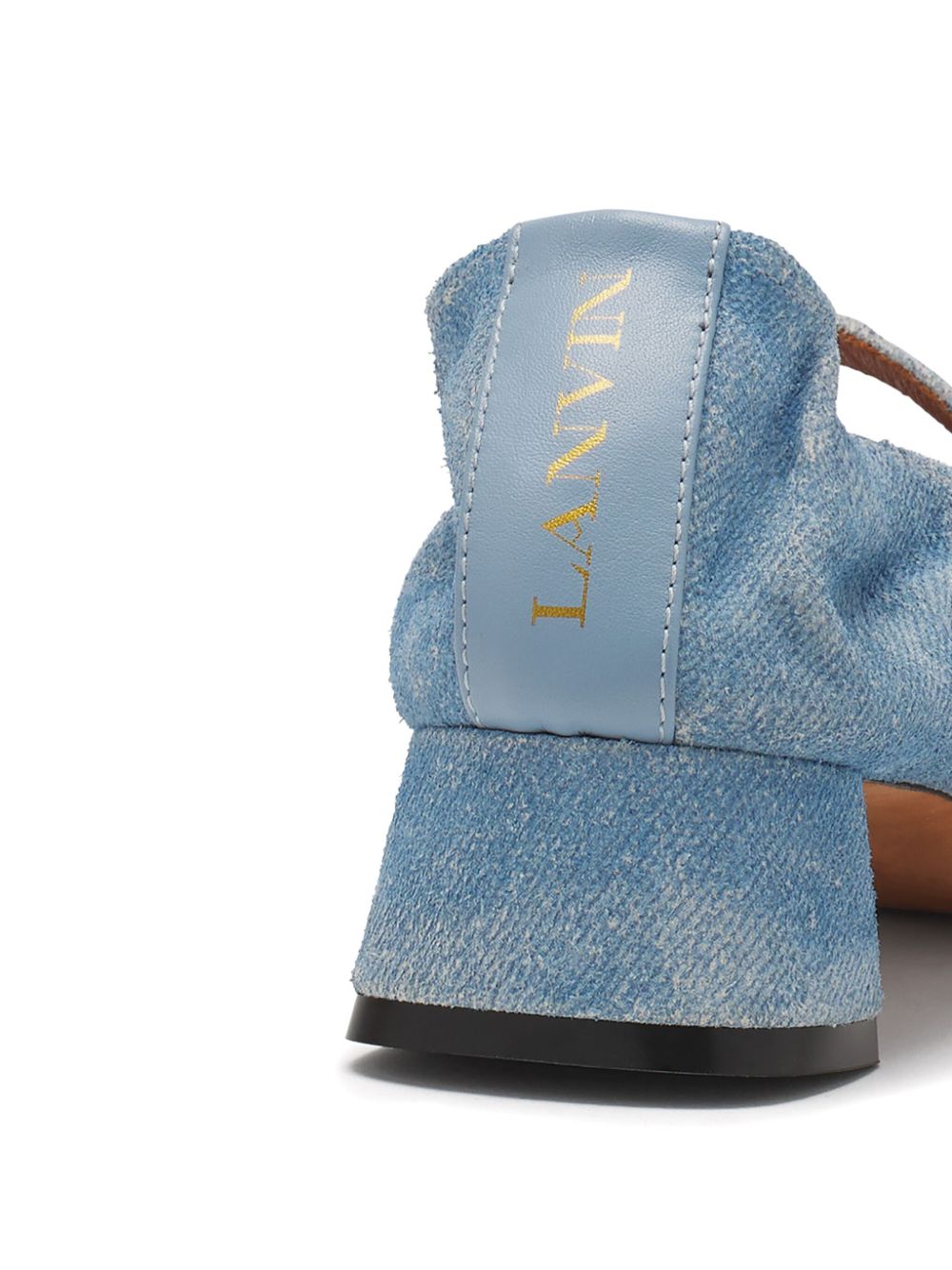 Lanvin Mary Jane ballerina's Blauw