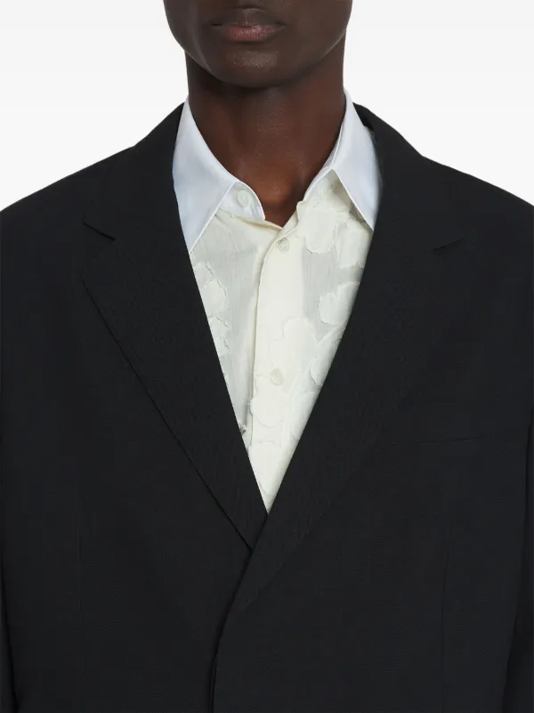 ジャケット LANVIN Black Wool Blazer Lanvin Wool Blazer | Black | FARFETCH