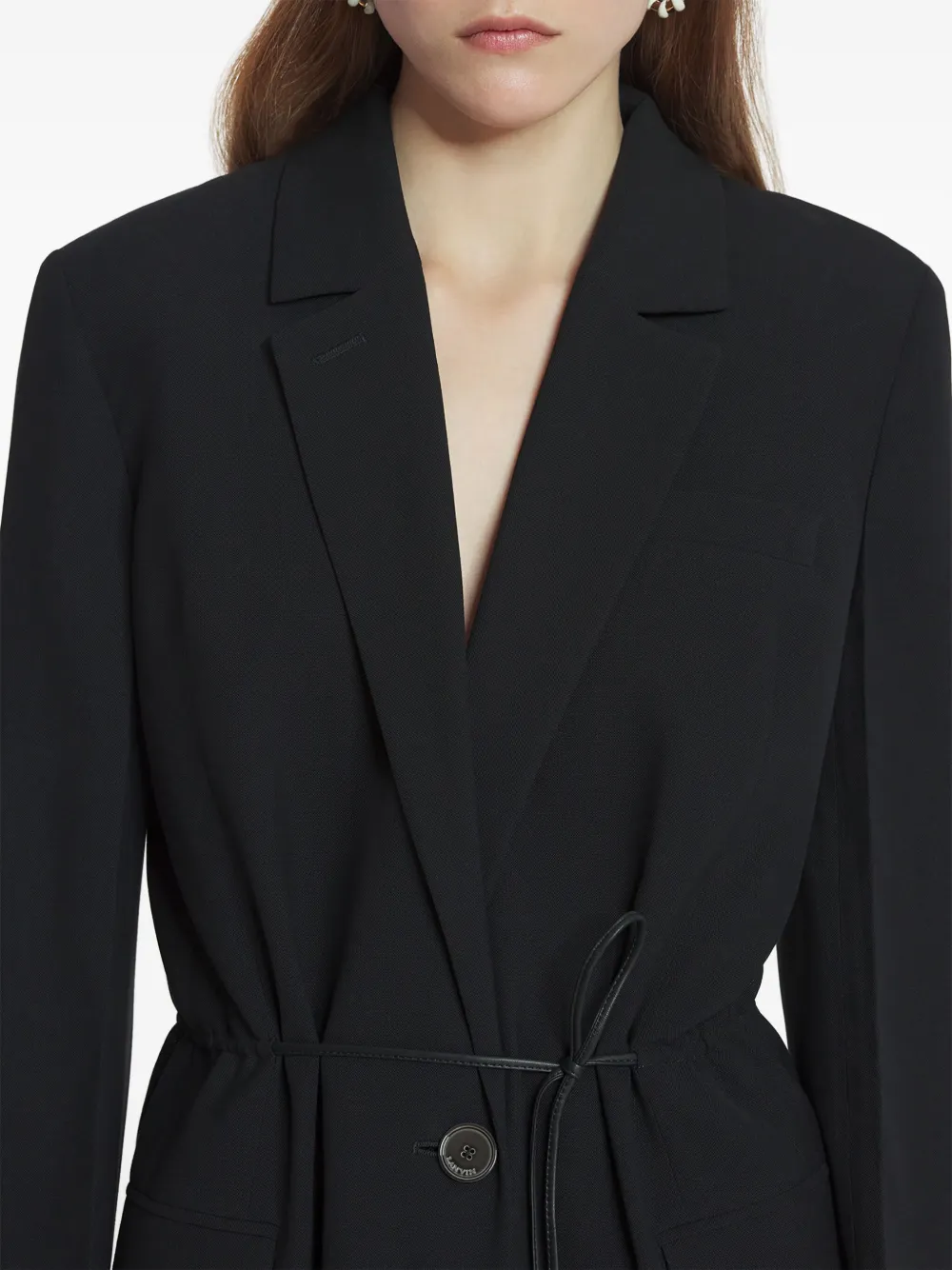 Lanvin Blazer van scheerwol Zwart