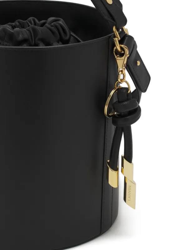 Lanvin レザー バケットバッグ | ブラック | FARFETCH JP