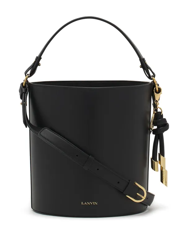 Lanvin レザー バケットバッグ | ブラック | FARFETCH JP